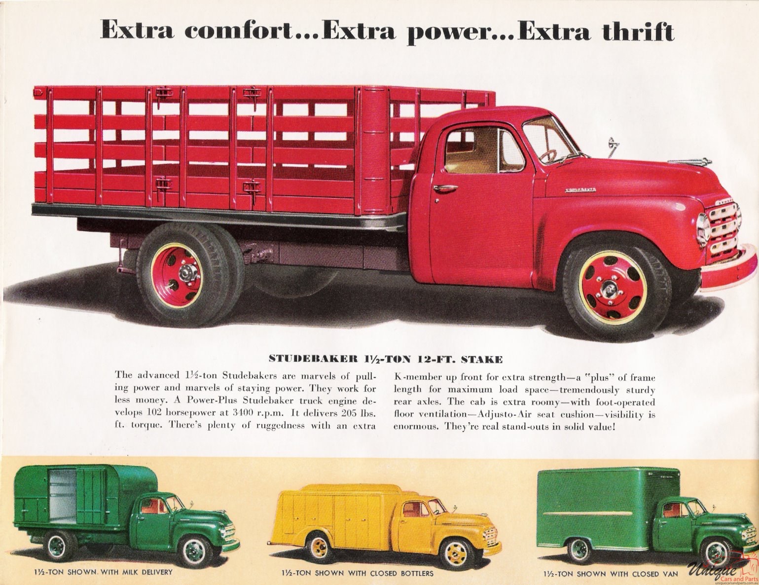 1950 Studebaker Trucks Brochure Page 3